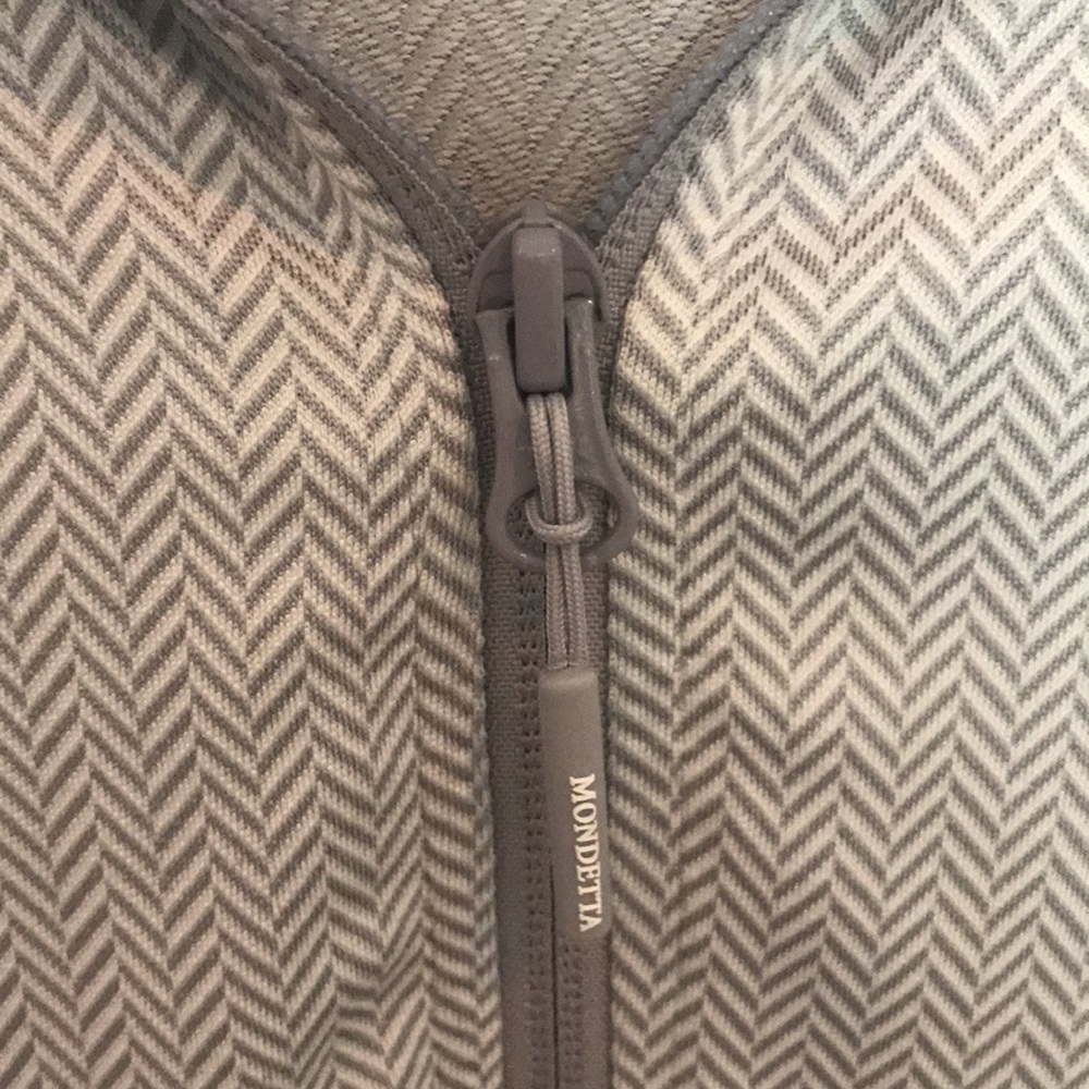 Mondetta Herringbone Pattern Full-Zip Hooded Jack… - image 5